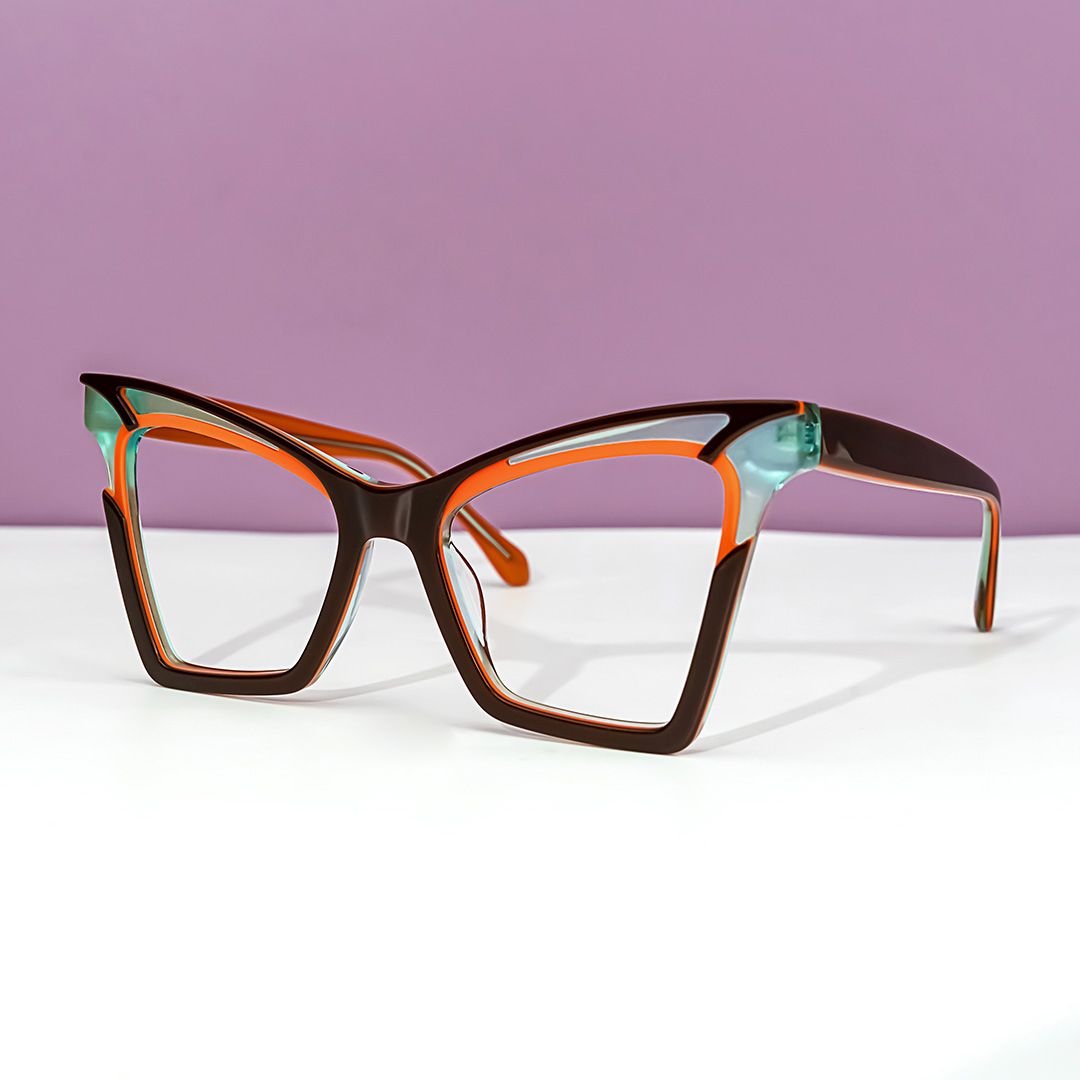 Johnsie Cateye Brown Glasses4