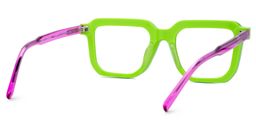 Zach Square Green Glasses3