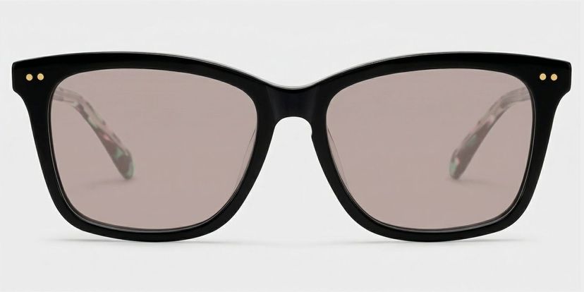 Layla Black Square Sunglasses