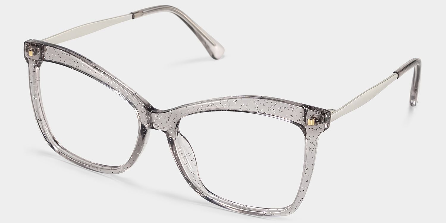 Smoke Color Eyeglasses for Isaebella Frame Glasses | ZEELOOL UK3