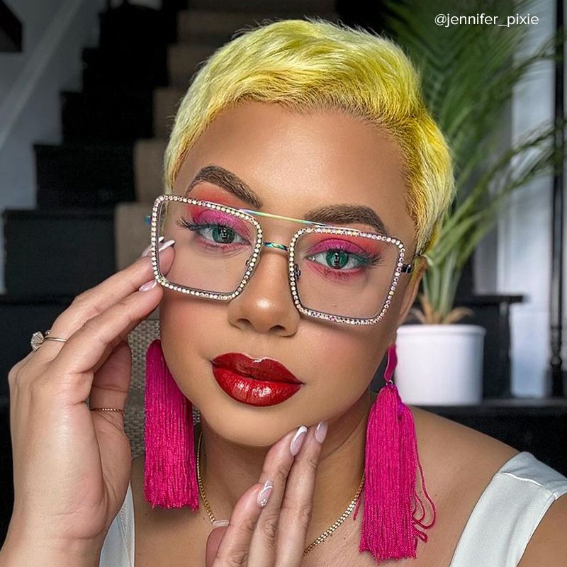 Diva Eyeglasses with Bling, Sparkly Prescription Glasses6