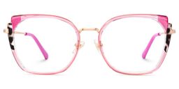 Murcia Pink Square Glasses1