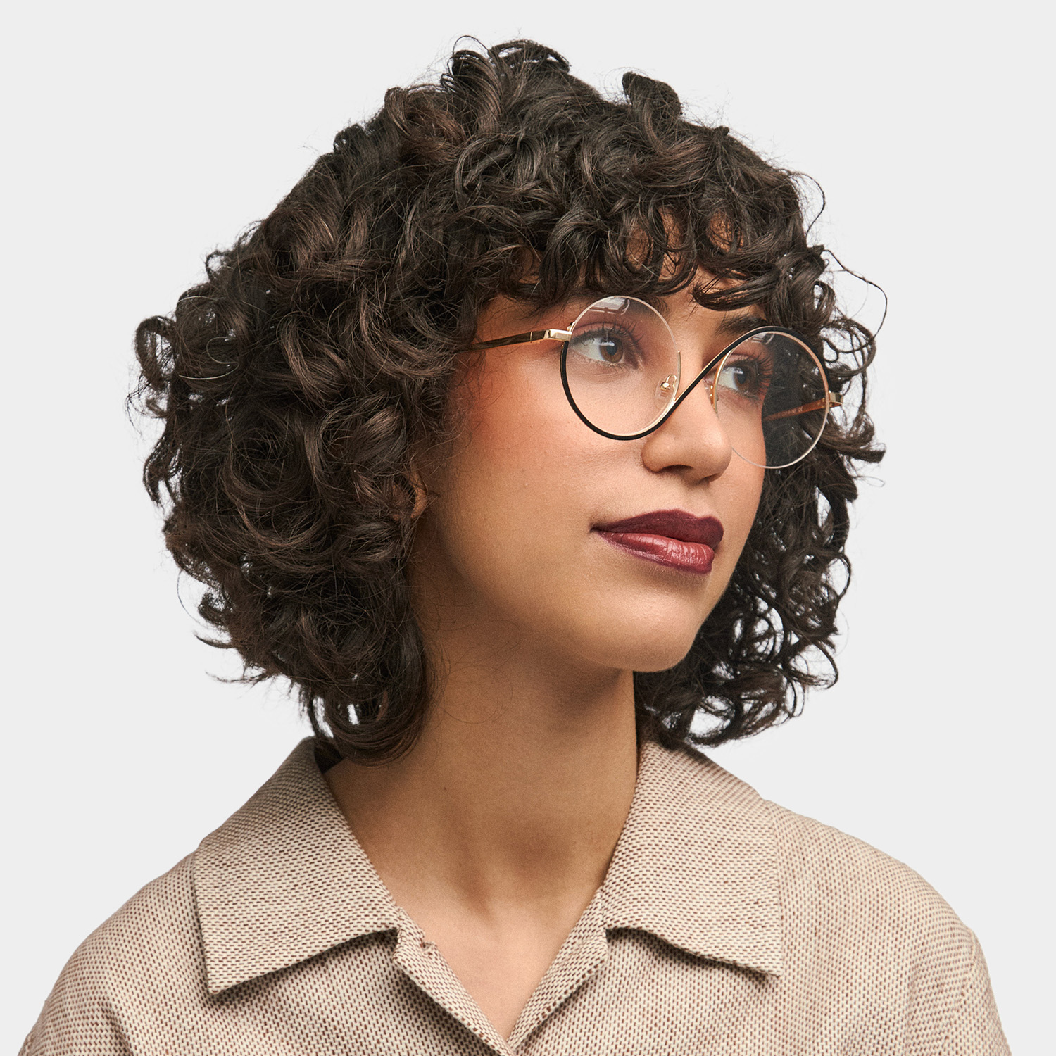 Flozif Round Black Glasses1