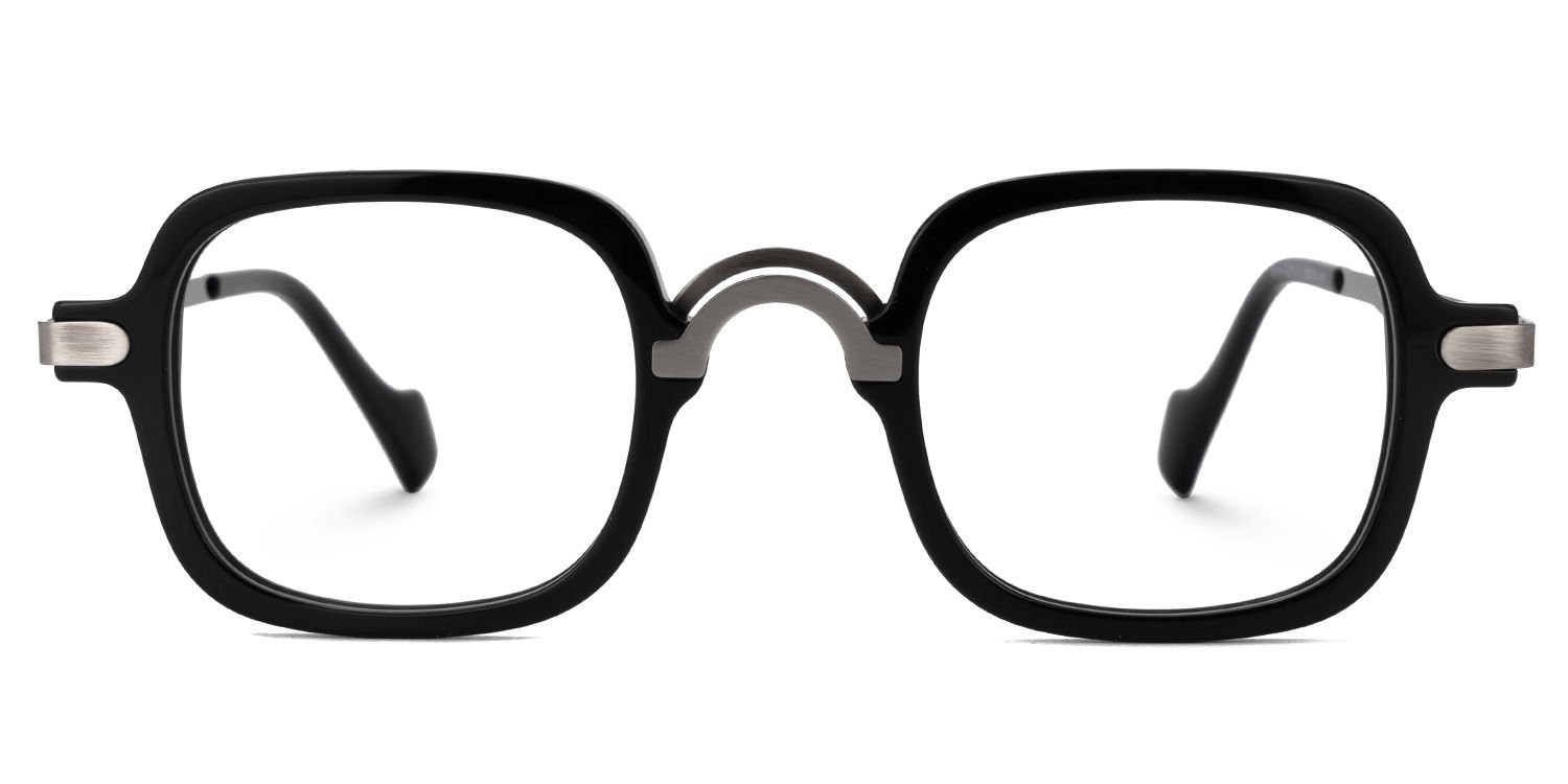 Fonrose Square Mixed-Materials Full-Frame Eyeglasses | ZEELOOL UK0