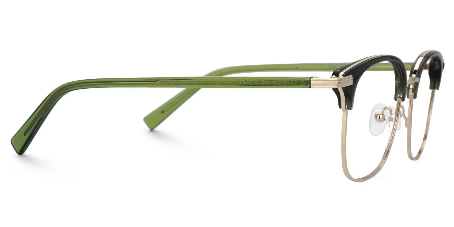 Alves Browline Green Color Frame Glasses for Men | ZEELOOL UK2