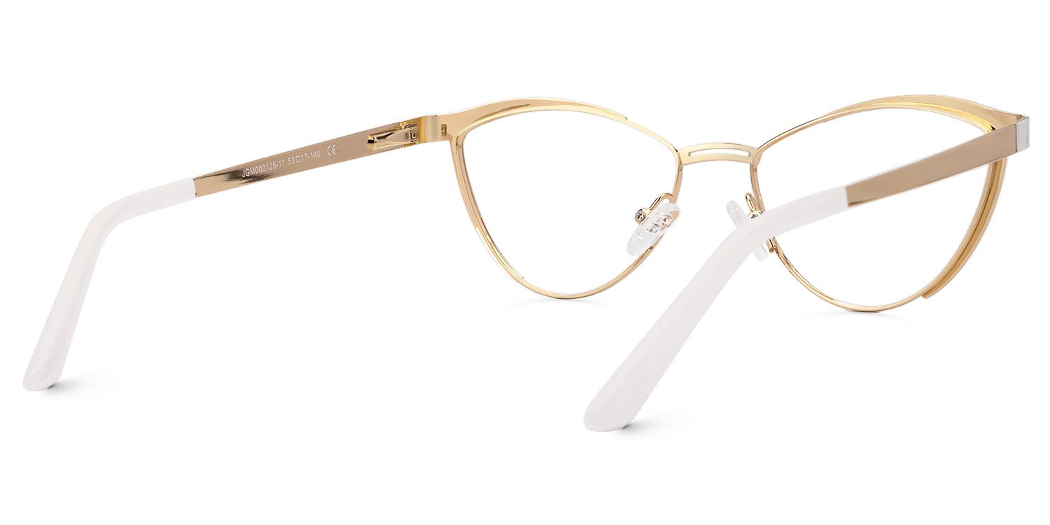 New Black-White Color for Sydney Metal Eyeglasses  | ZEELOOL UK3