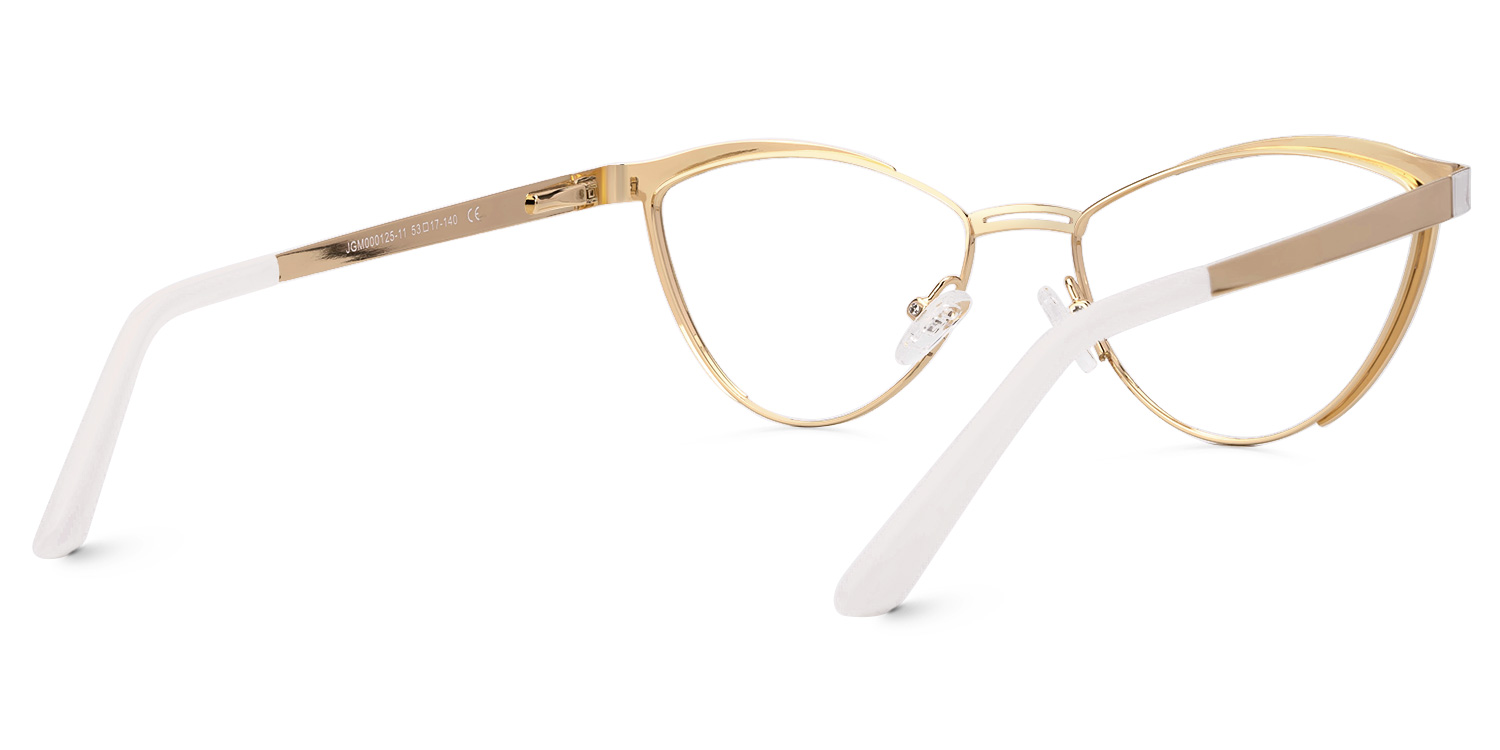 New Black-White Color for Sydney Metal Eyeglasses  | ZEELOOL UK3