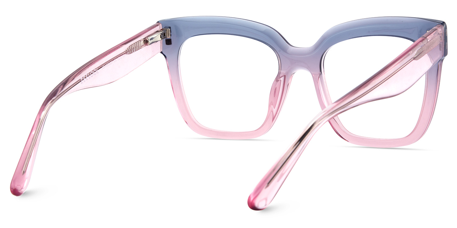 Minguela Square Gray Pink Glasses5