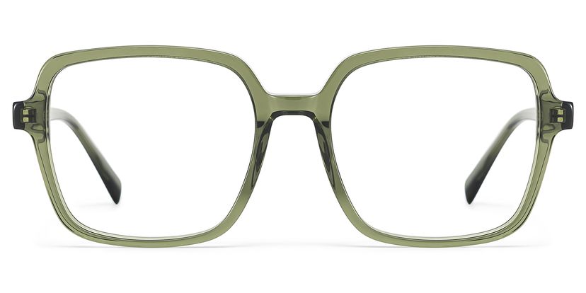 Ember Square Green Glasses
