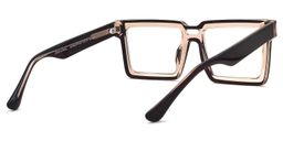 Milian Square Brown Glasses3