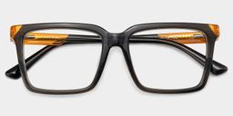 Troy Rectangle Light Gray Glasses1