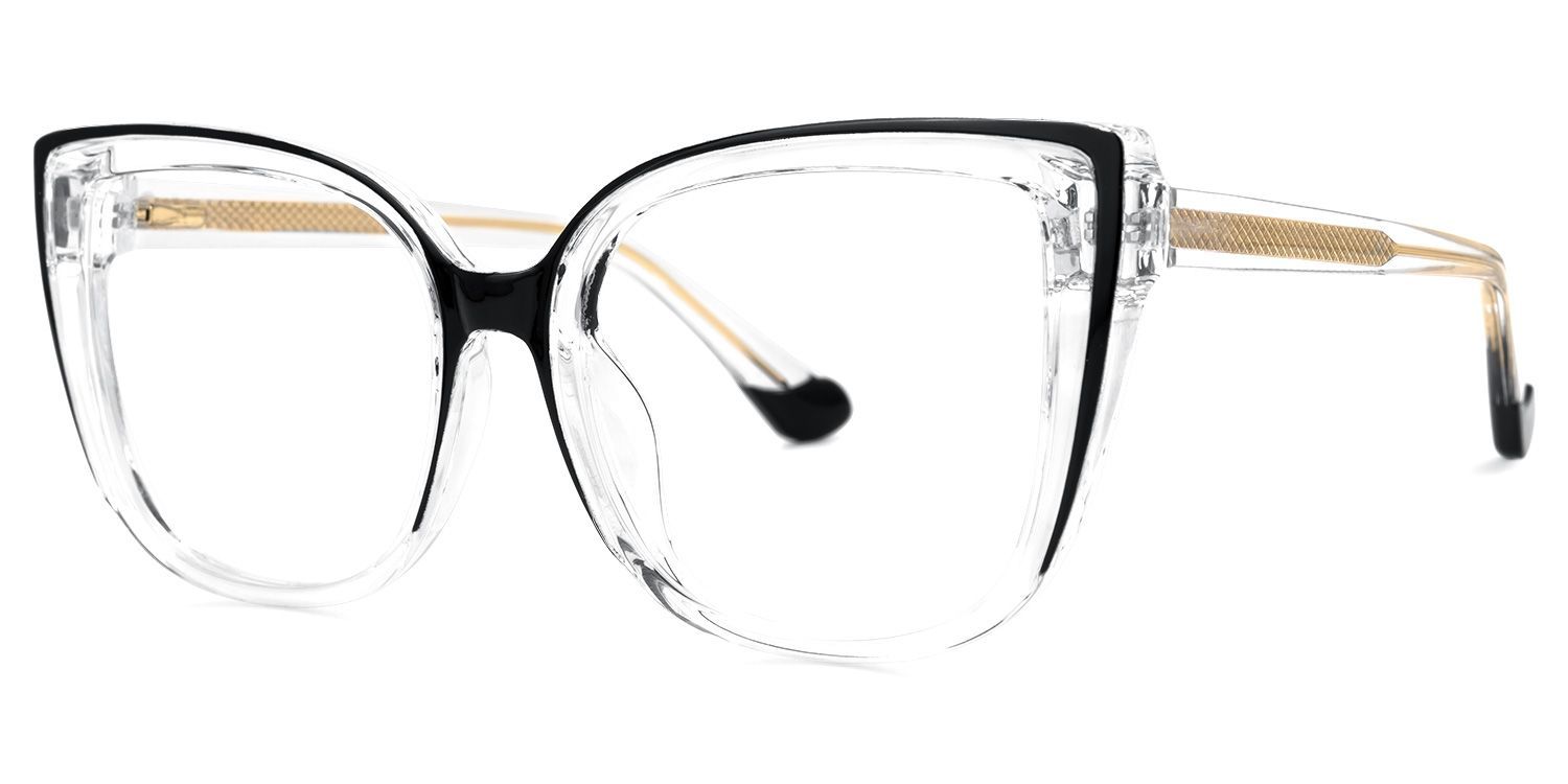 Fenn Cateye Clear Glasses1