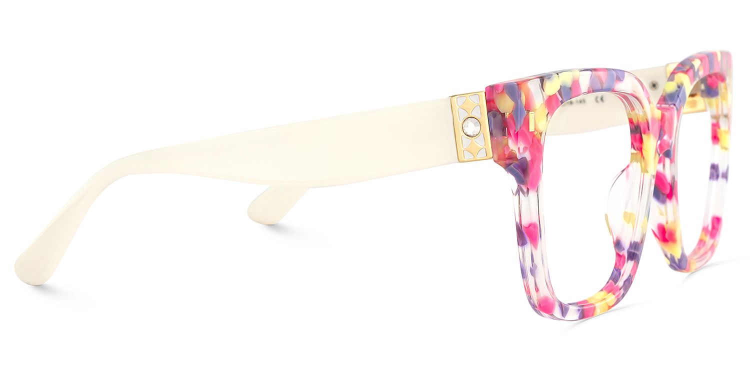 Designer Scicluna Glasses in Full-frame With White Temples4