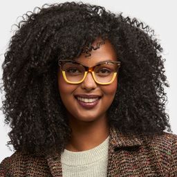 Rhoden Cateye Yellow Glasses0