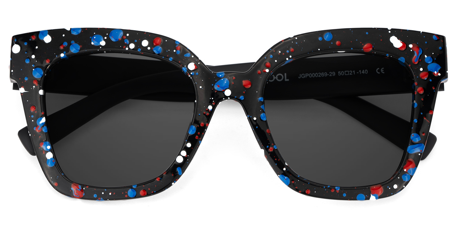 ZEELOOL Malcolm Square Colorful Sunglasses