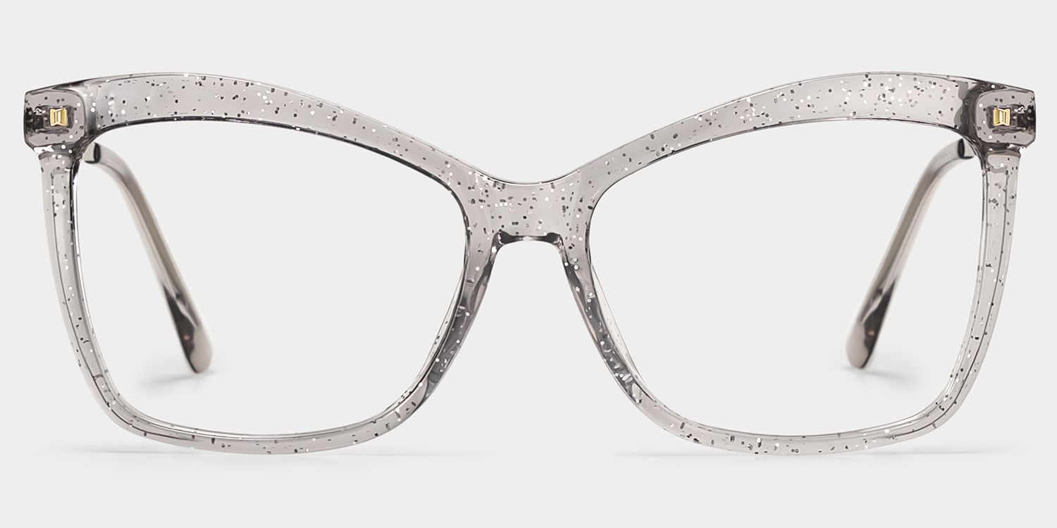 Smoke Color Eyeglasses for Isaebella Frame Glasses | ZEELOOL UK1