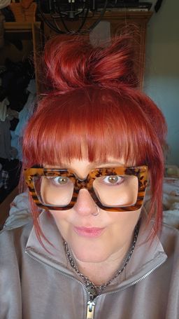 In love. Big glasses for a big personality0