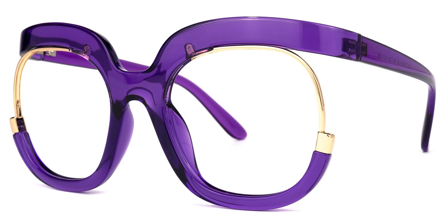 Darice Round Purple Glasses | ZEELOOL UK1