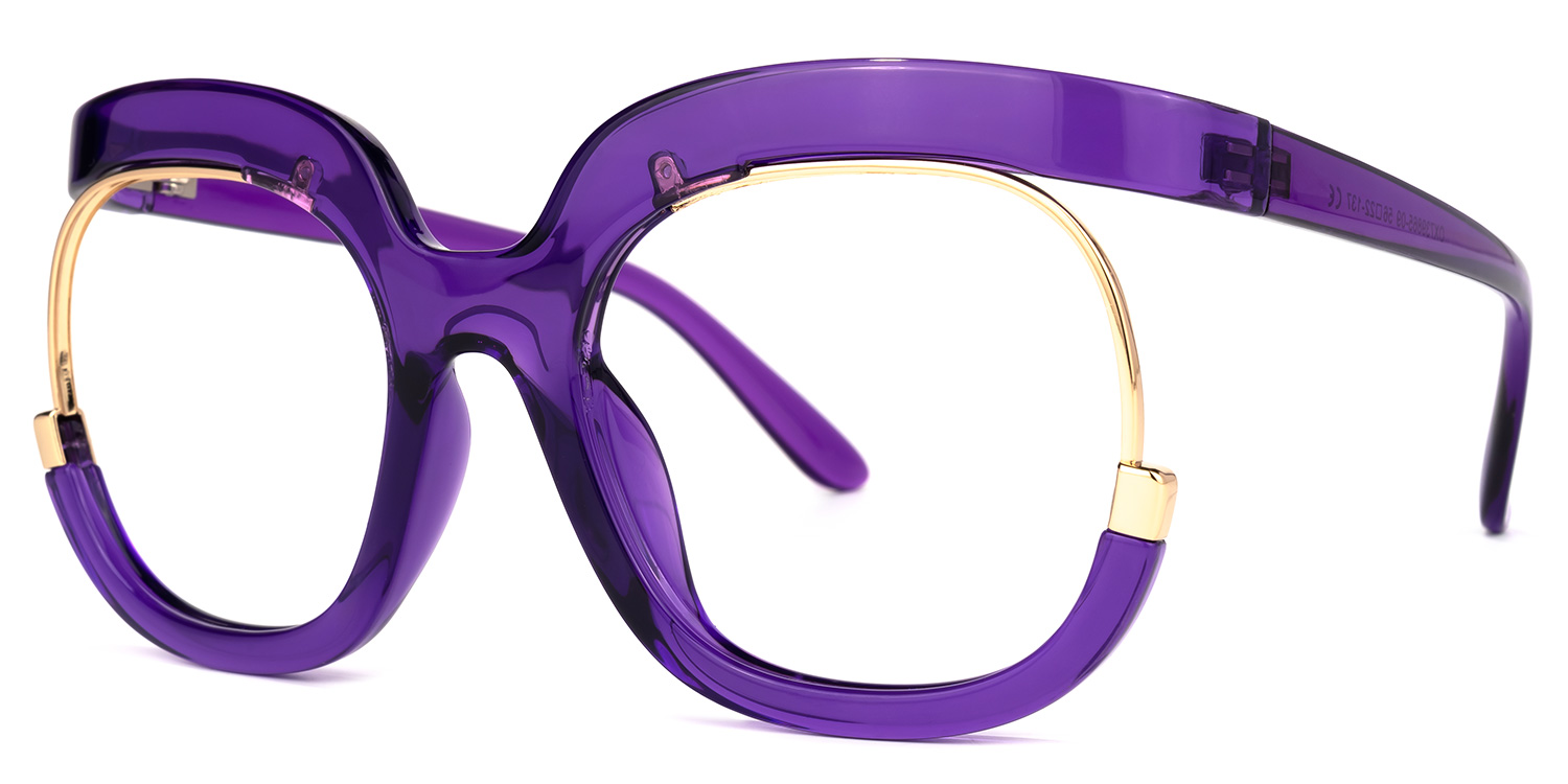 Darice Round Purple Glasses | ZEELOOL UK1