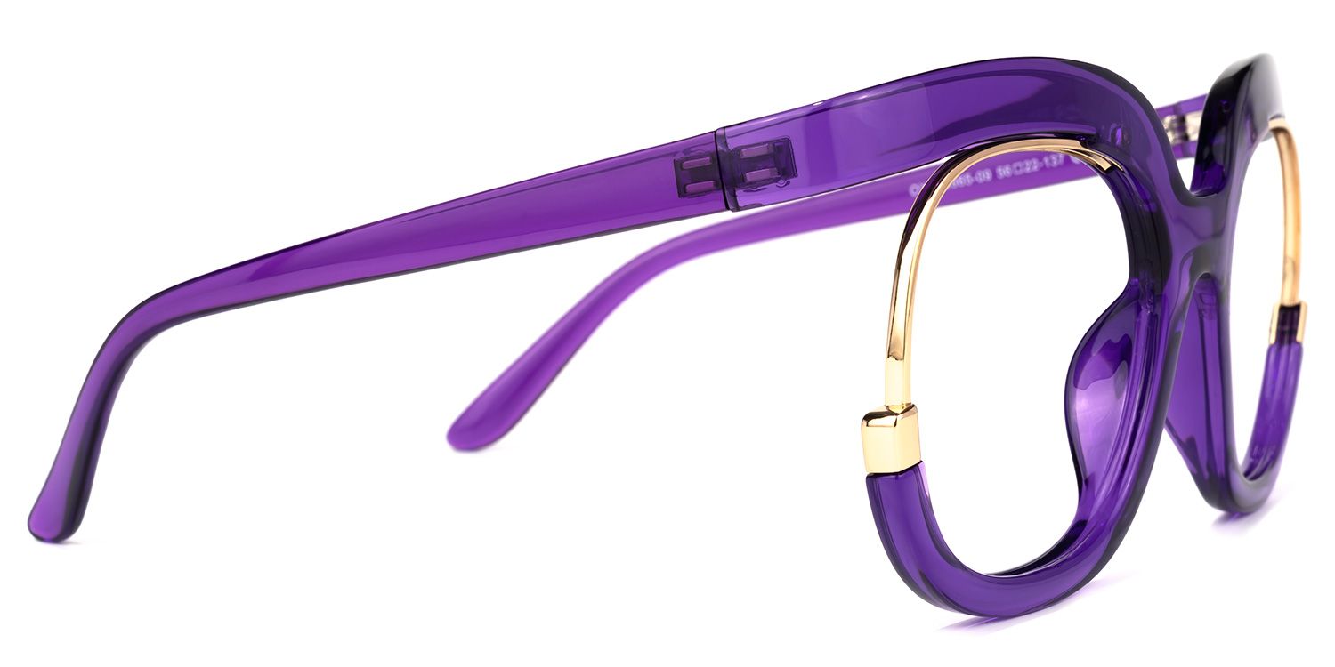 Darice Round Purple Glasses | ZEELOOL UK2