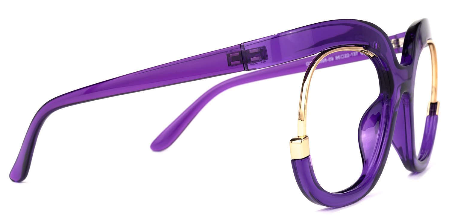 Darice Round Purple Glasses | ZEELOOL UK2