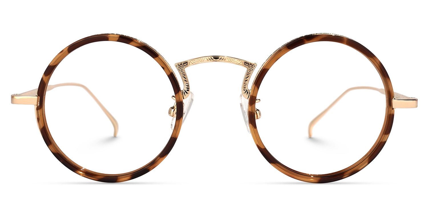 Alisa Round Tortoise Glasses | ZEELOOL UK0