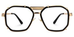 Rumble Geometric Black Glasses0