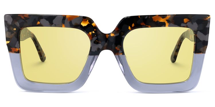 Brandon Square Gray Sunglasses