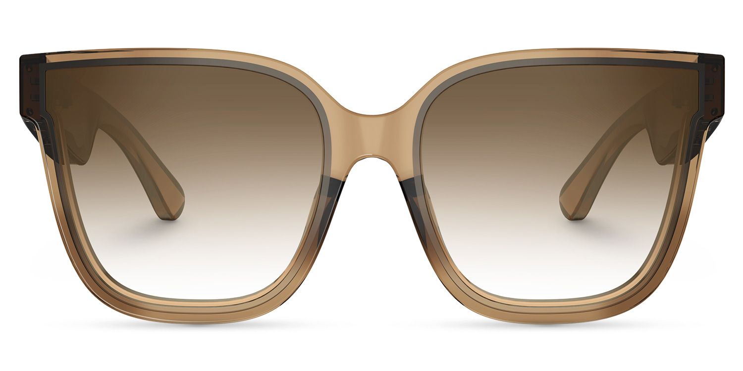 Boman Square Brown Bluetooth Sunglasses | ZEELOOL UK0