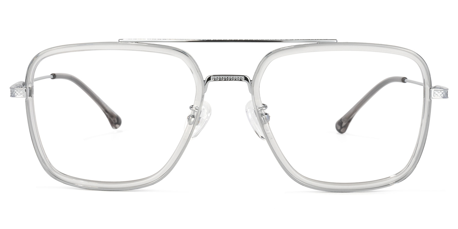 Nayeli Aviator Gray-Silver Glasses0