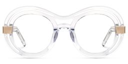 Texidor Round Clear Glasses0