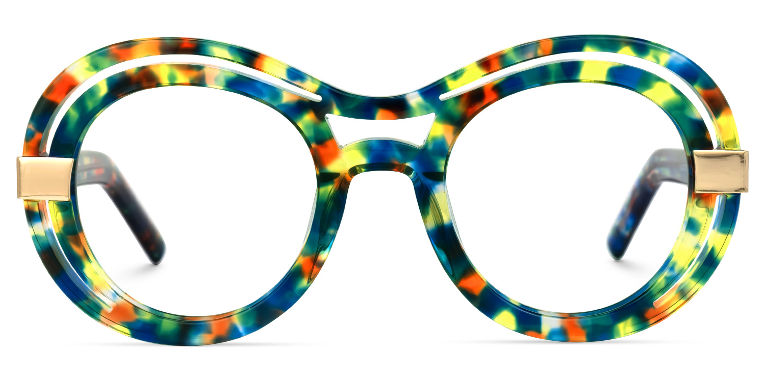 Texidor Round Blue-Tortoise Glasses good-img