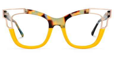 Rhoden Cateye Yellow Glasses