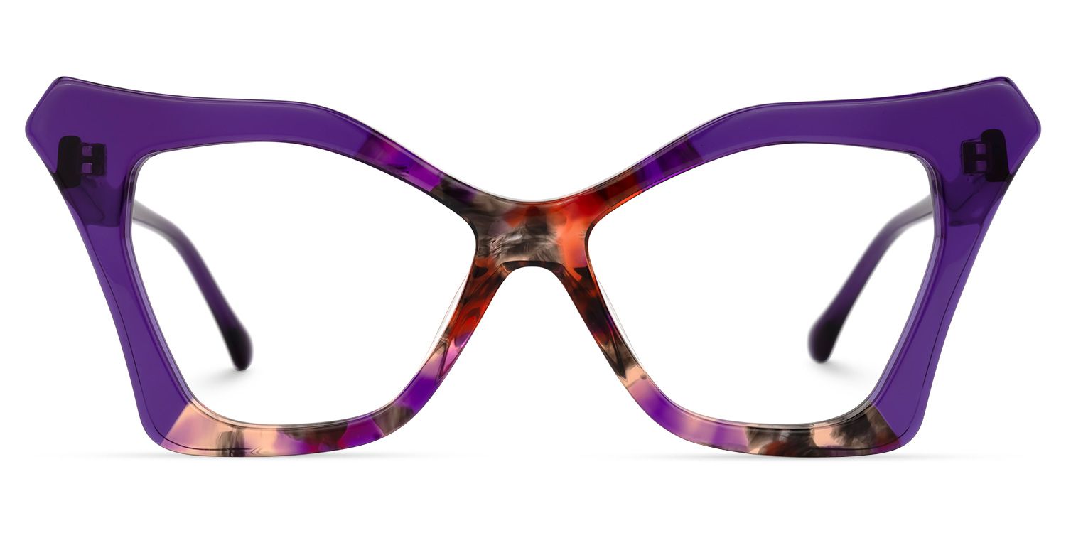Wildony Cateye Purple Glasses | ZEELOOL UK0