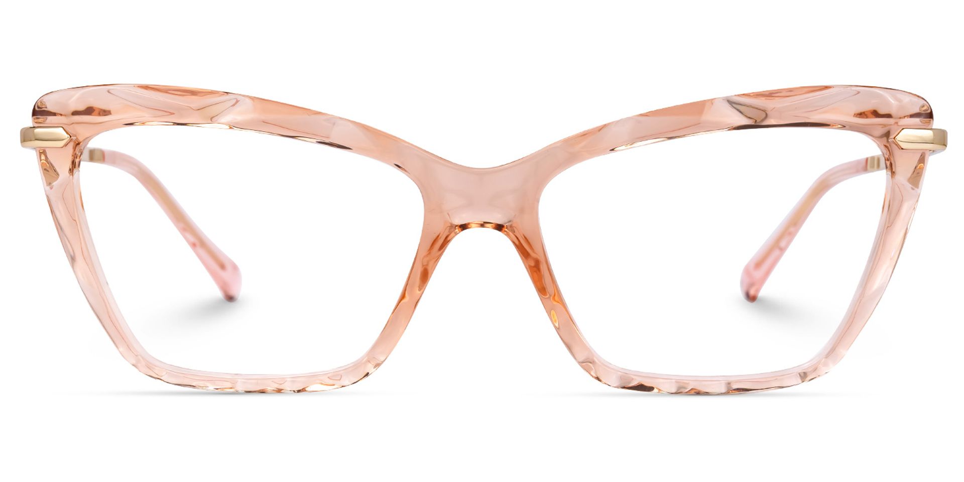 Juliet Cateye Peach TR90 Frame Glasses | ZEELOOL UK0