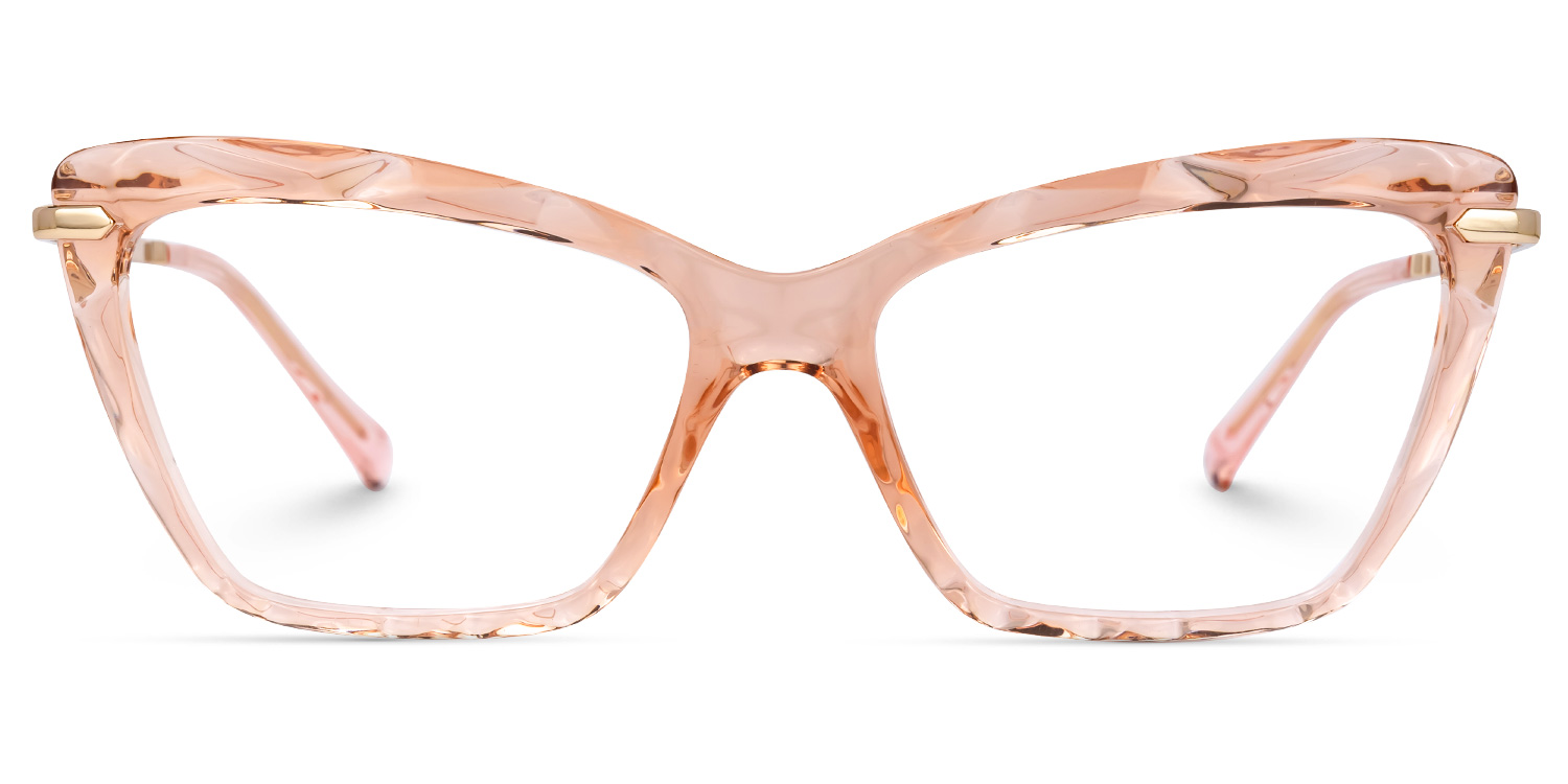 Juliet Cateye Peach Glasses