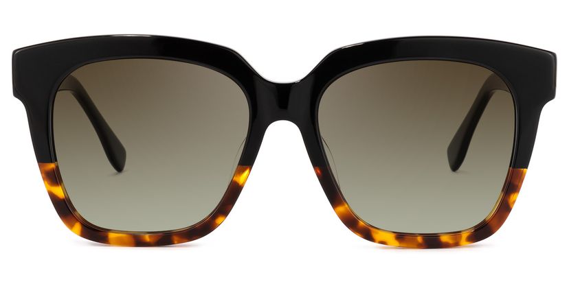 Xion Tortoise Square Sunglasses