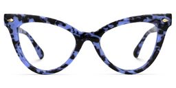 Colla Cateye Blue Glasses0