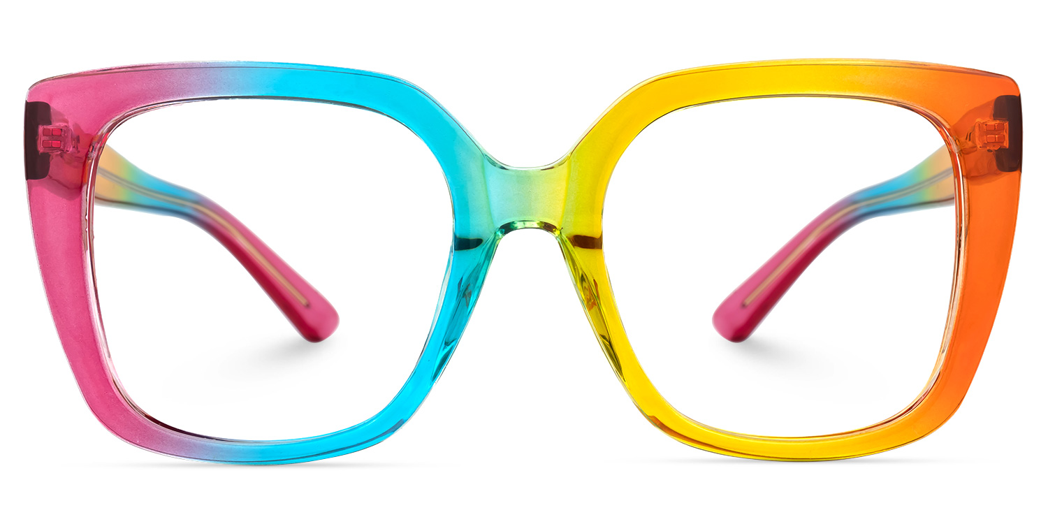 Carrero Square Multicolor Glasses | ZEELOOL UK0
