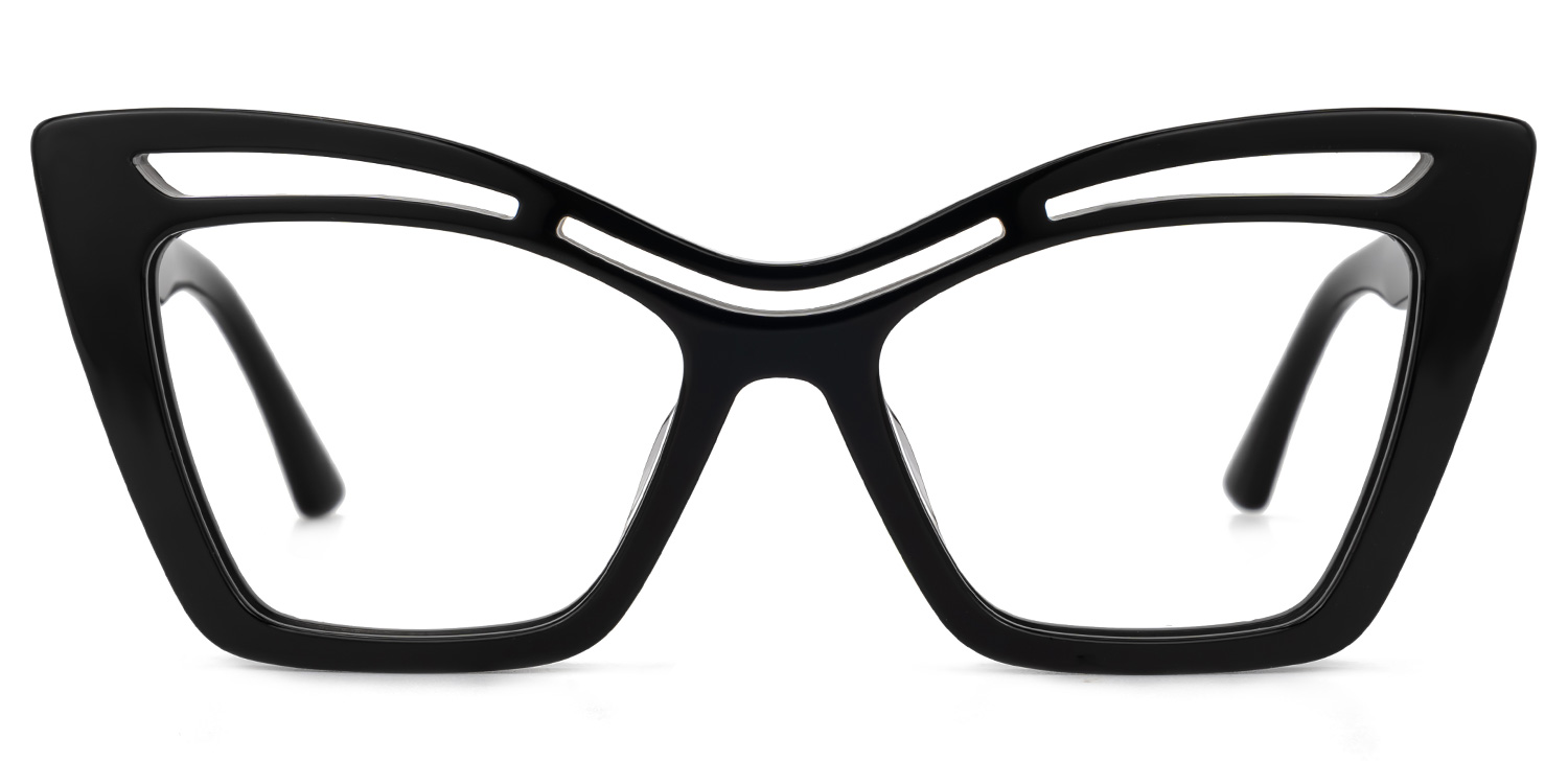 Arsolon Cateye Black Glasses | ZEELOOL UK0