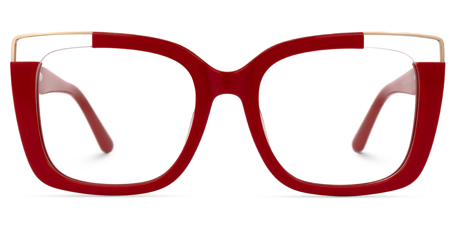 Dortch Square Red Glasses0