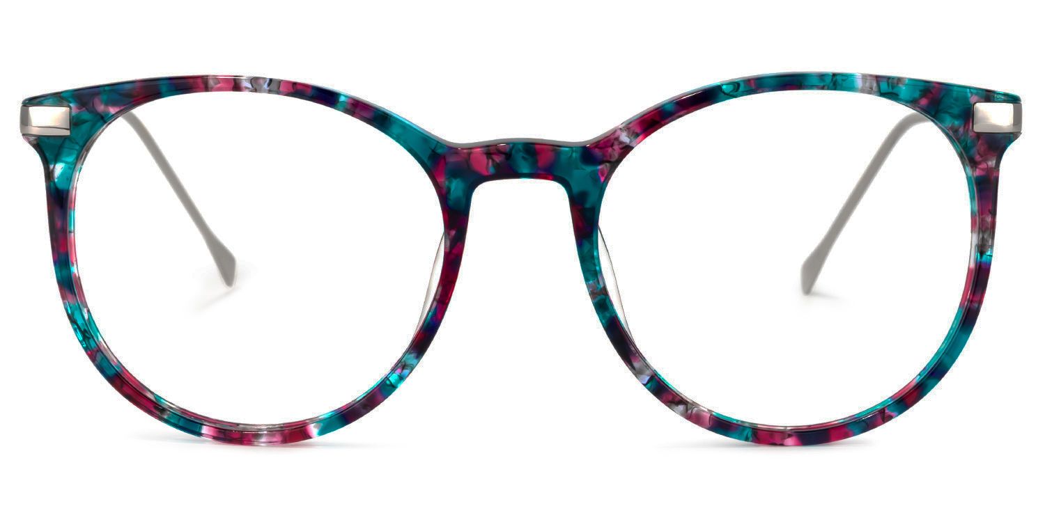 Lenid Round Floral Glasses | Zeelool Glasses0