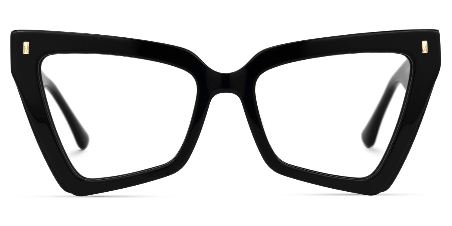 Berbey Geometric Black Glasses | ZEELOOL UK0