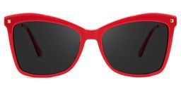 Isaebella Butterfly Red Sunglasses0