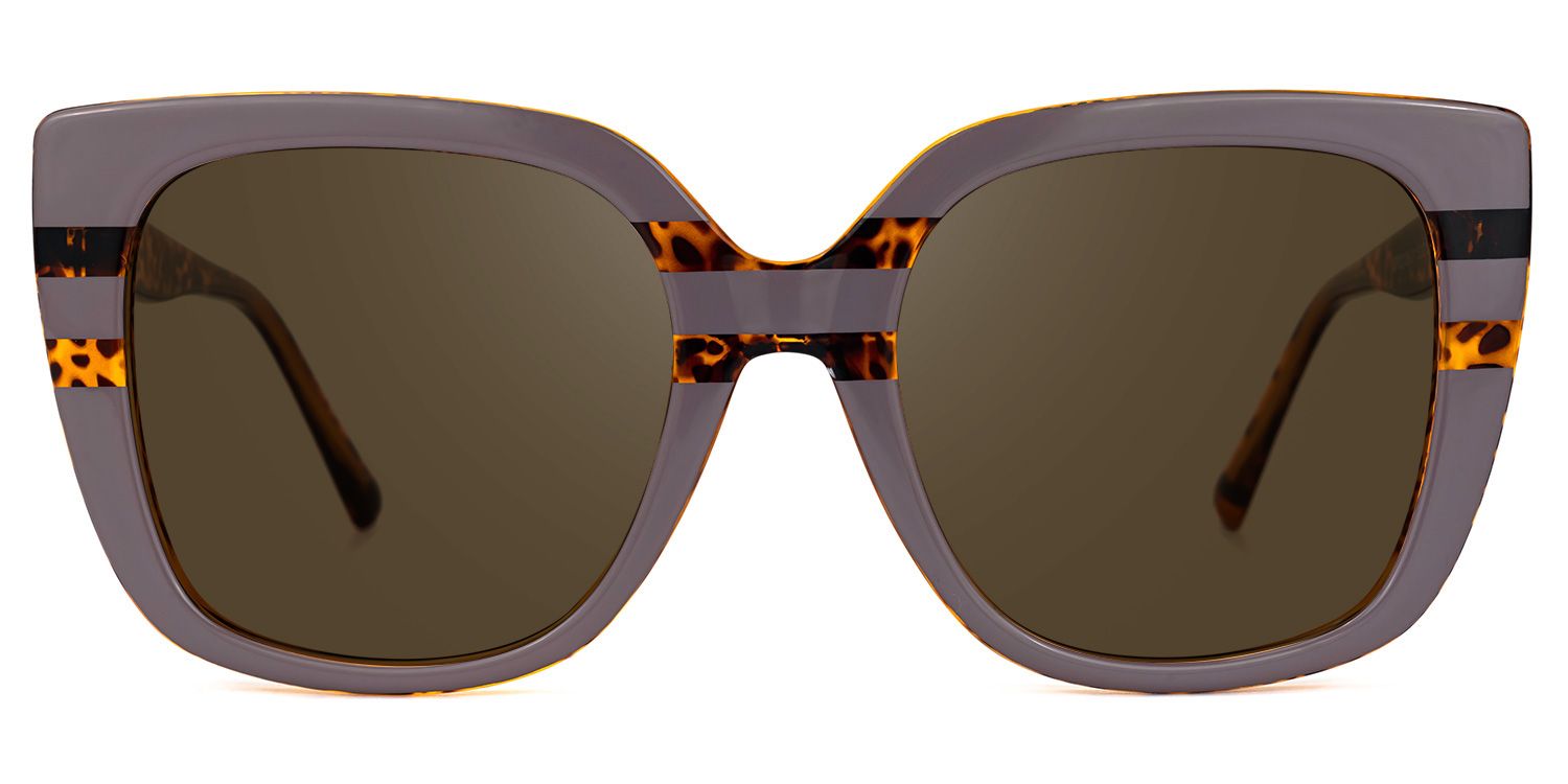 Brenda Mauve Square Sunglasses to Frame Your Face | ZEELOOL UK0