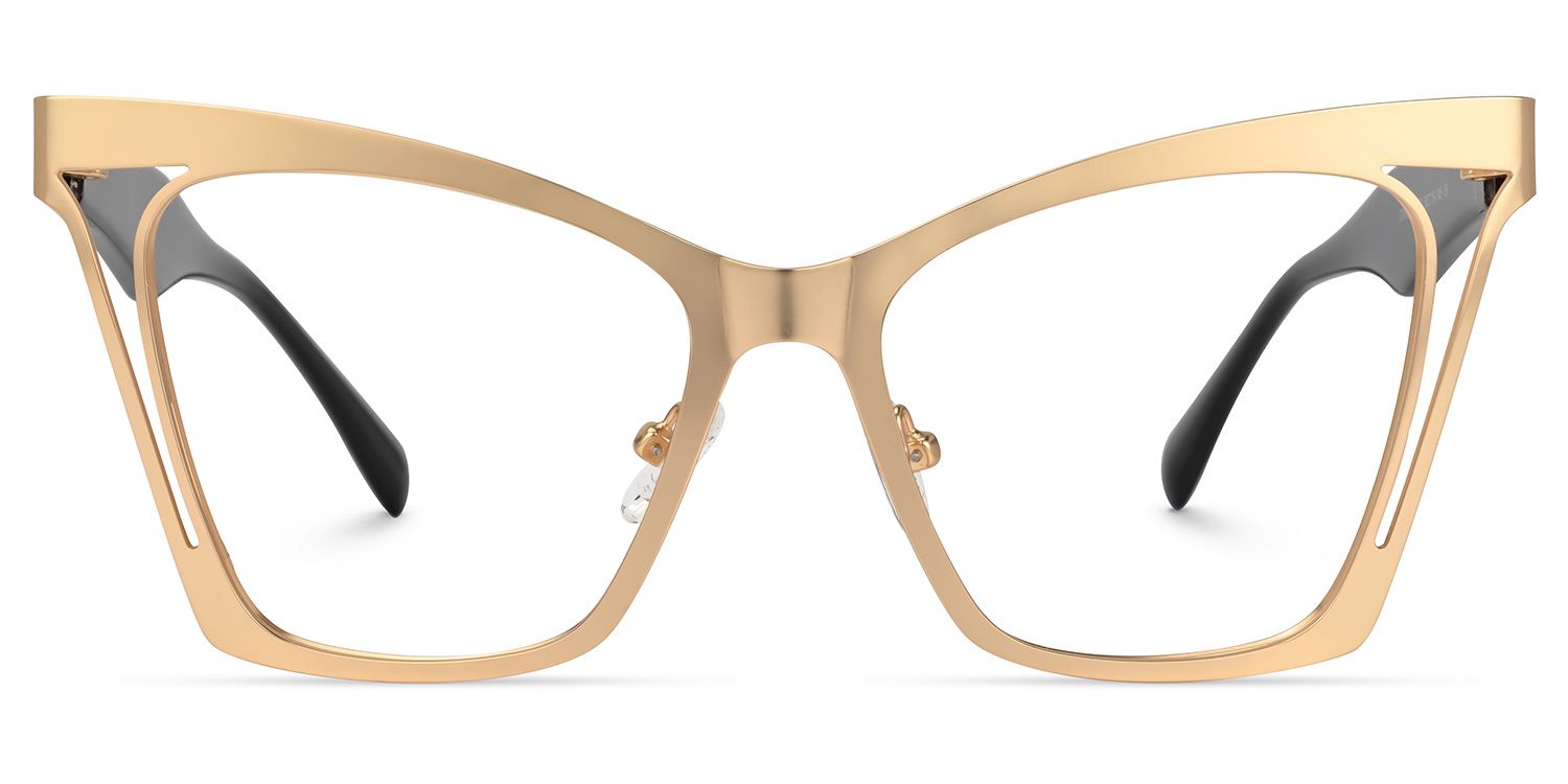 Adarsh Cateye Gold Glasses | ZEELOOL UK0