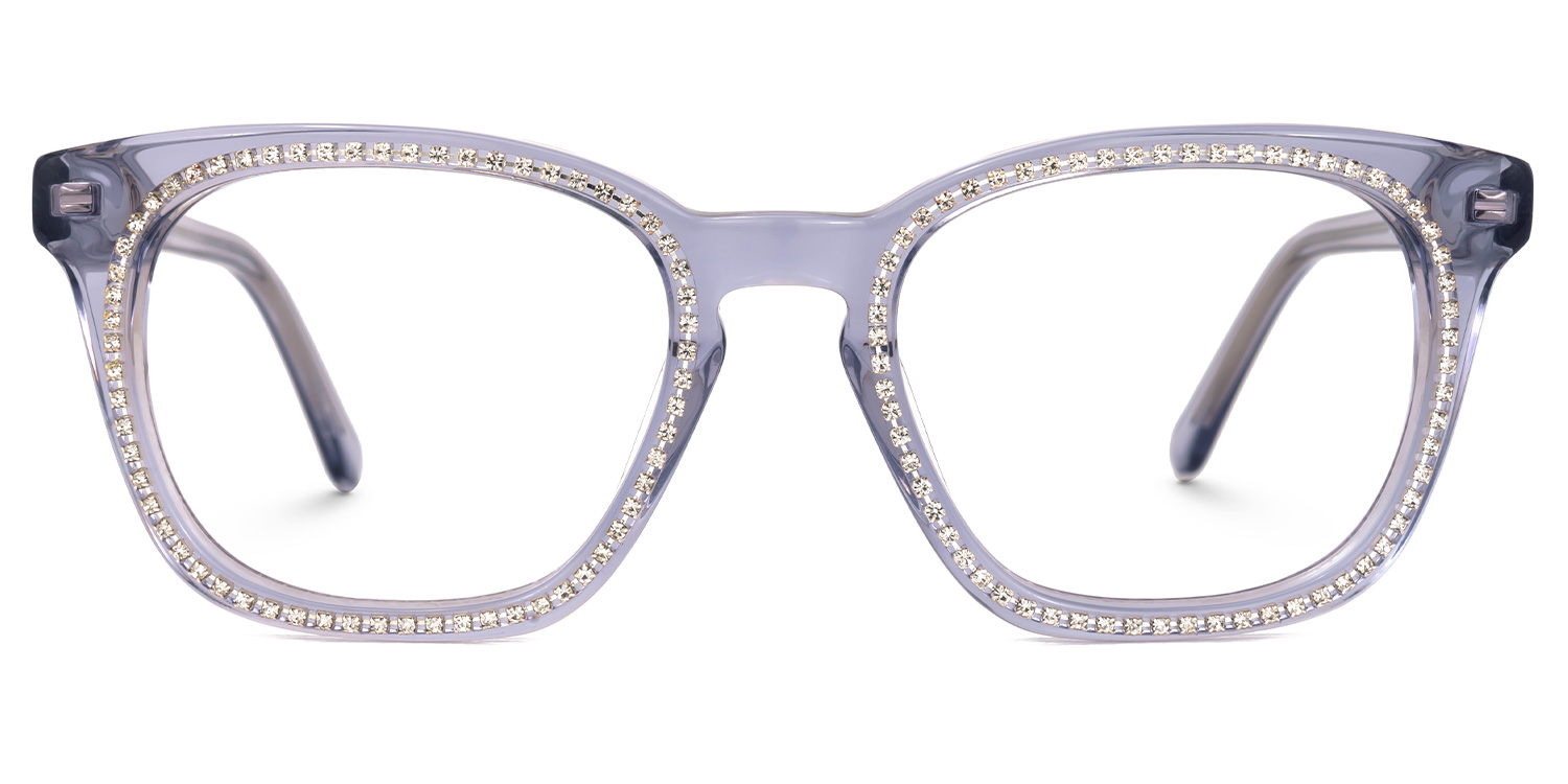 Ziva Square Purple Glasses0