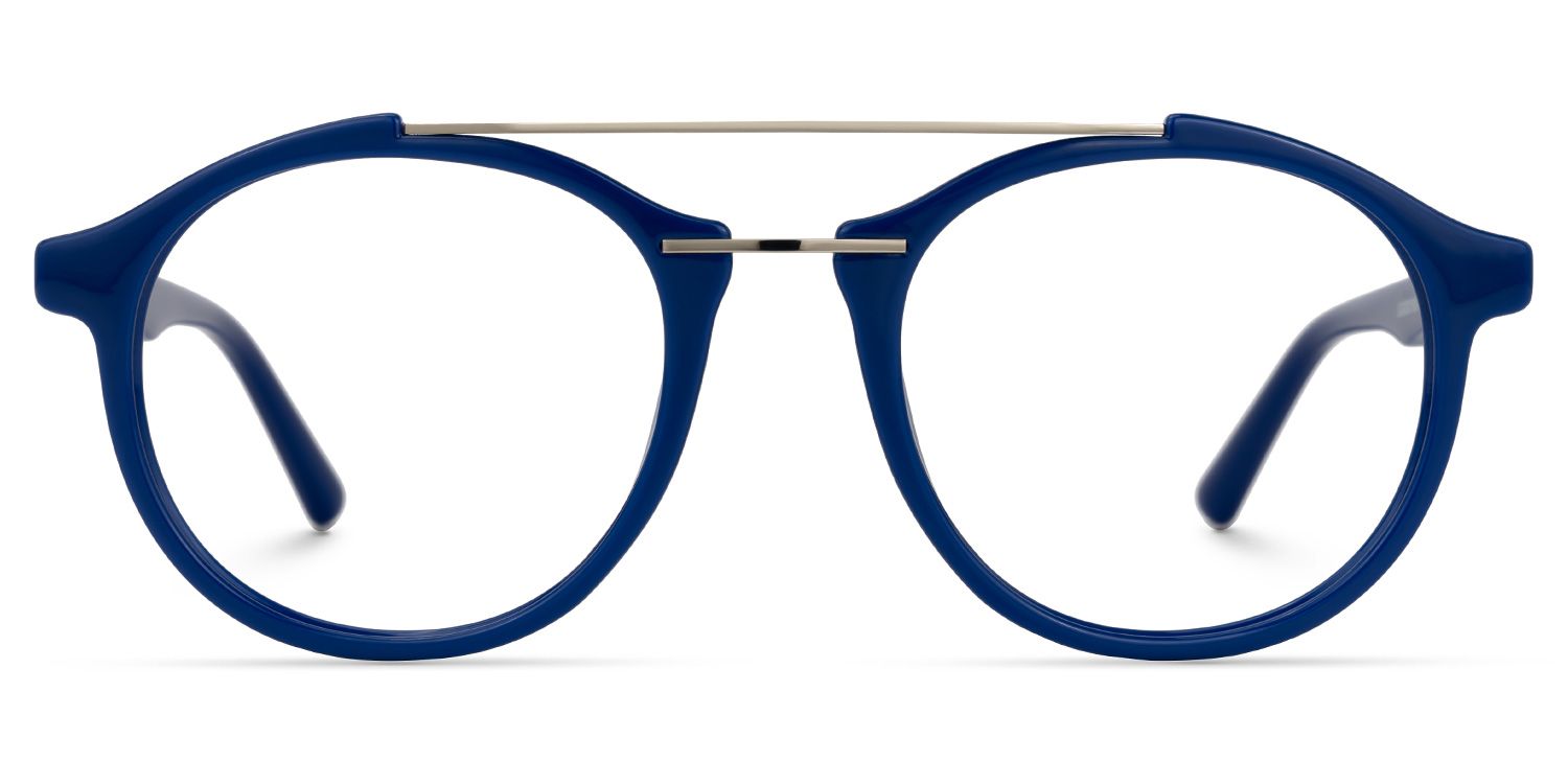 Lee Round Blue Glasses | ZEELOOL UK0