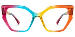 Lorena Geometric Multicolor Glasses0