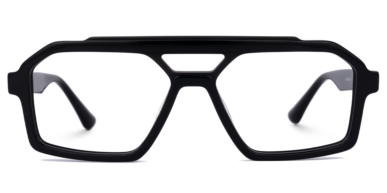Samira Aviator Black Glasses0